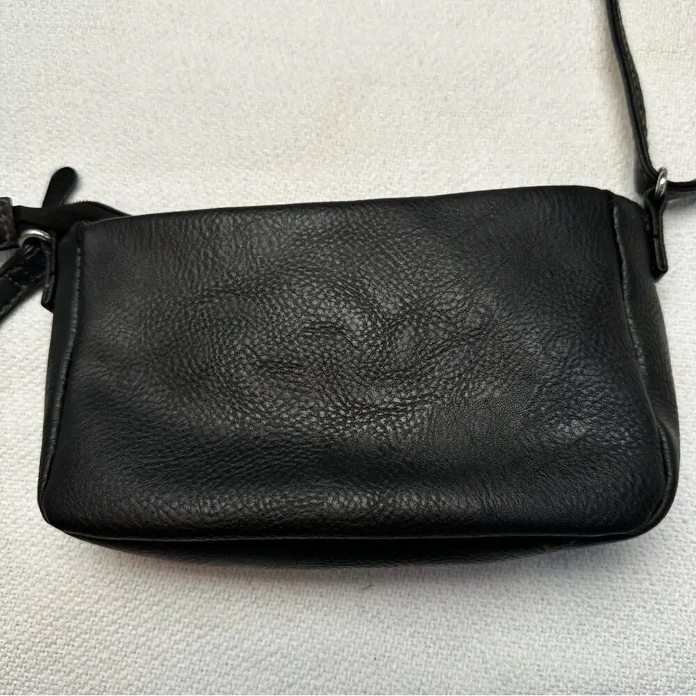 MultiSac faux leather black crossbody purse - Picture 7 of 8